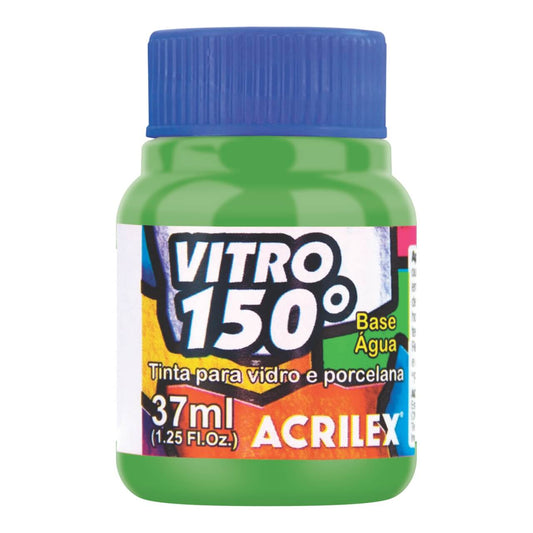 PINTURA VITRO 150° ACRILEX - VERDE HOJA