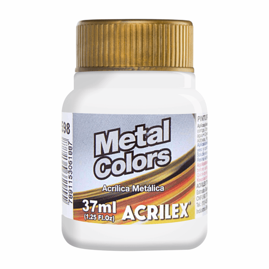 PINTURA ACRÍLICA METÁLICA ACRILEX - BLANCO