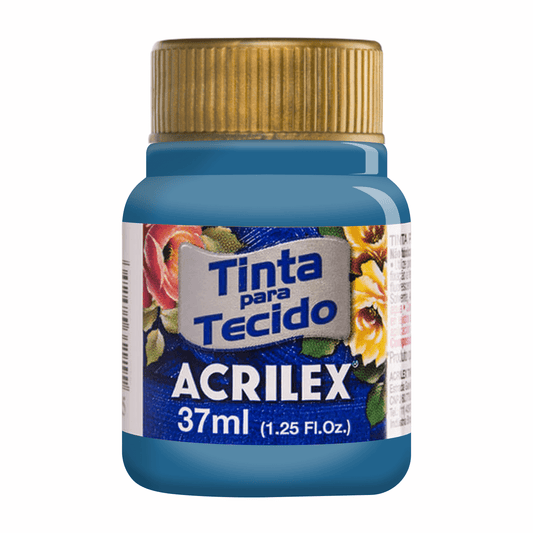 PINTURA METÁLICA PARA TELA ACRILEX - AZUL