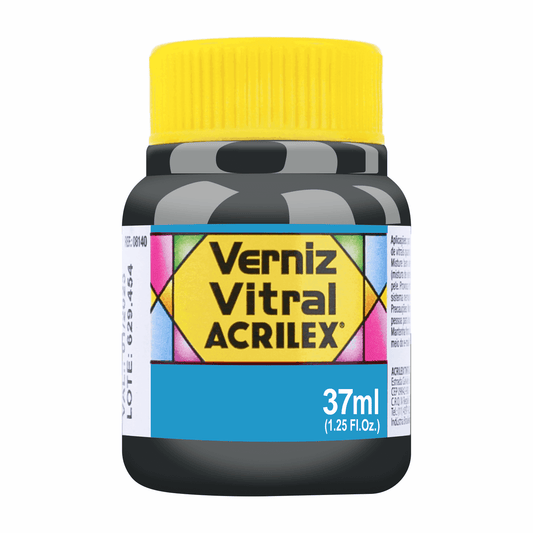 BARNIZ VITRAL ACRILEX - AZUL TURQUESA