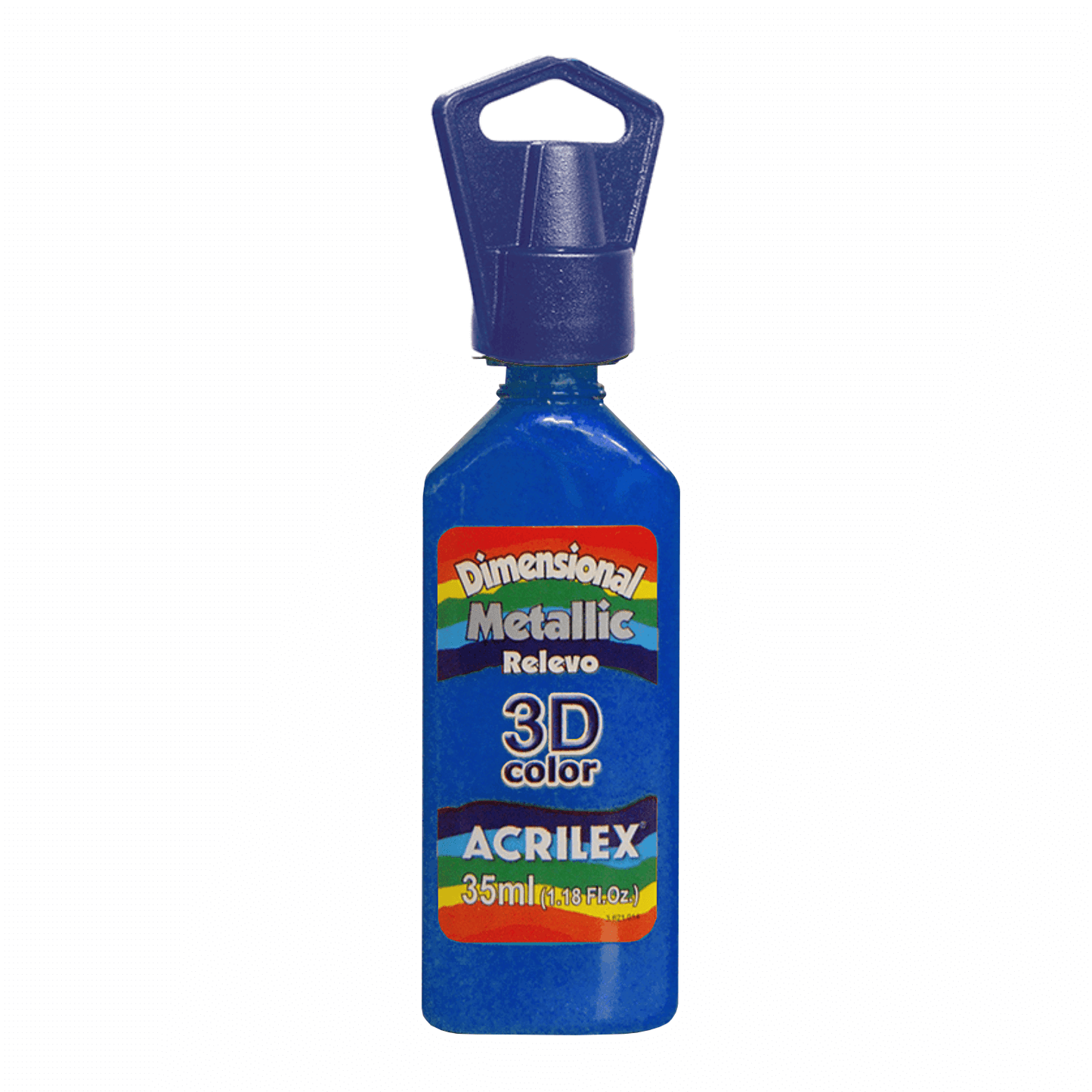 PINTURA ACRILEX DIMENSIONAL METALLIC 3D - AZUL
