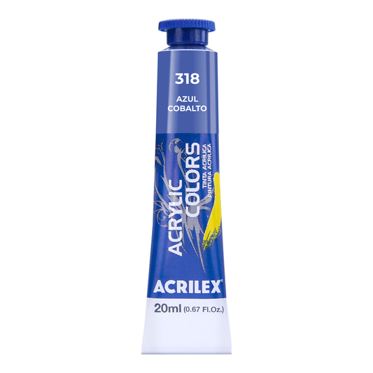 ACRILEX ACRYLIC COLORS X 20 ML. - AZUL COBALTO