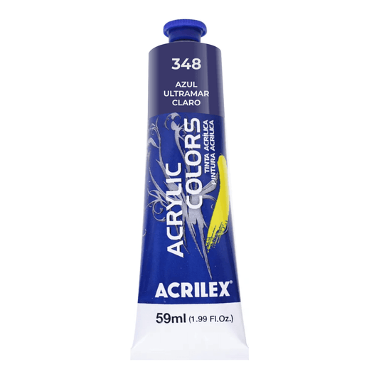 ACRILEX ACRYLIC COLORS X 59 ML. - AZUL ULTRAMAR CLARO