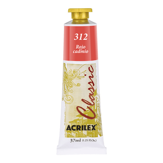 ACRILEX OIL COLORS CLASSIC X 37 ML. - ROJO CADMIO