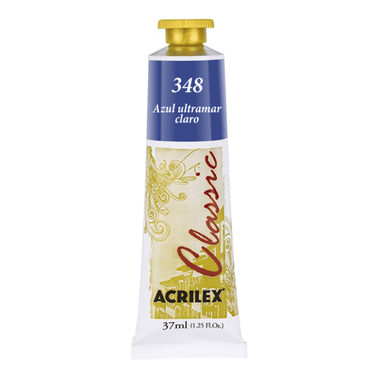 ACRILEX OIL COLORS CLASSIC X 37 ML. - AZUL ULTRAMAR CLARO