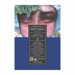 BLOCK WATERCOLOUR 25% ALGODÓN GRANO FINO FABRIANO 300 GRAMOS