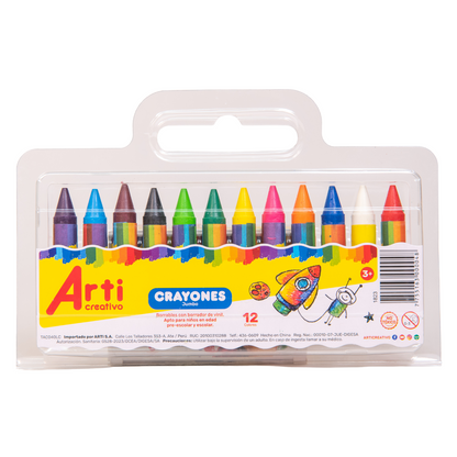 CRAYONES JUMBO X 12 UND. ARTI CREATIVO
