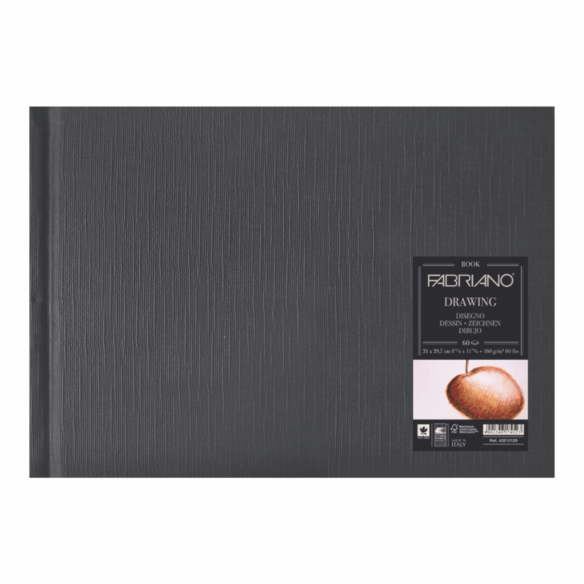CUADERNO DE DIBUJO FABRIANO DRAWING BOOK 60 HOJAS 160 GRAMOS