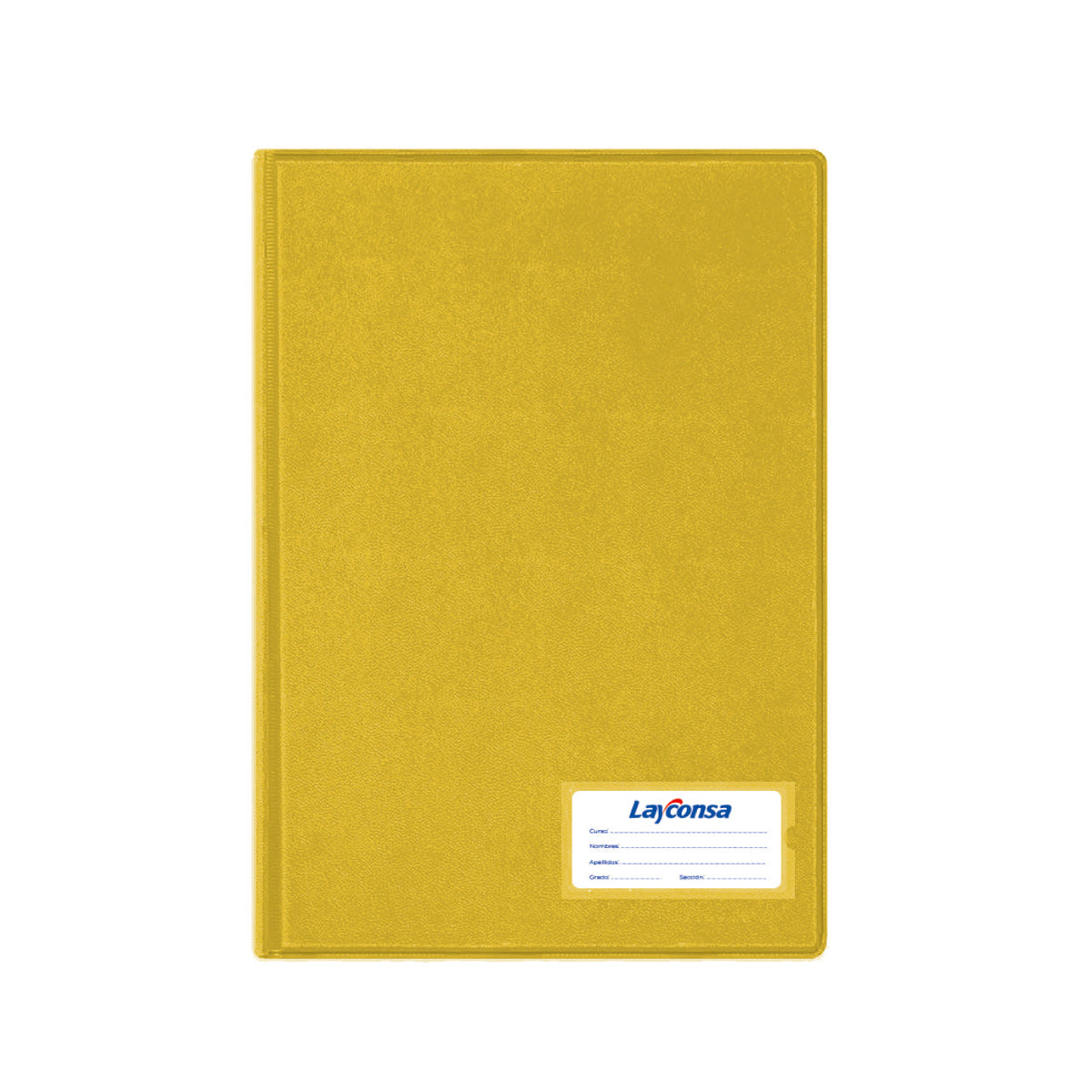 FOLDER DOBLE TAPA CON GUSANILLO A4 LAYCONSA