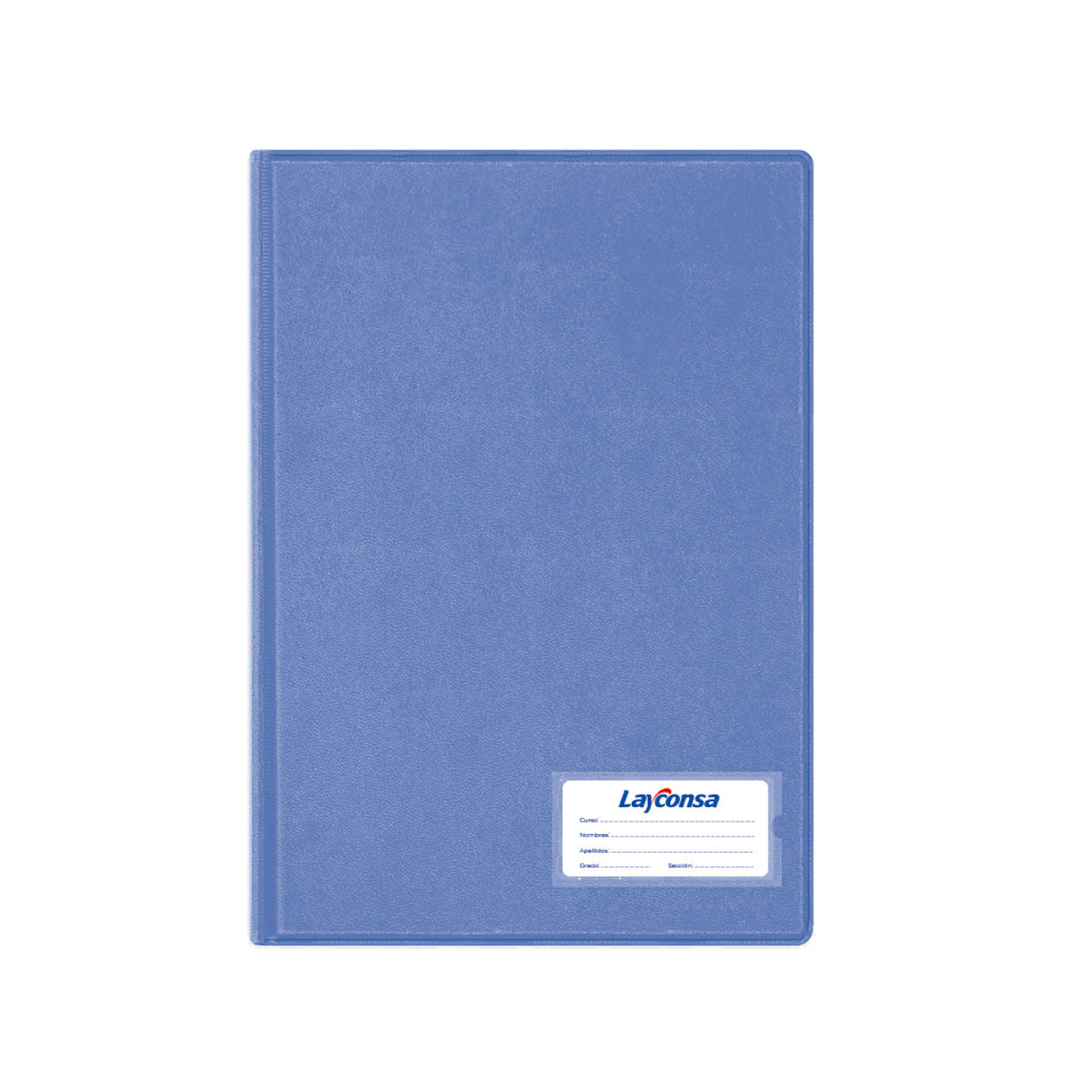 FOLDER DOBLE TAPA CON GUSANILLO A4 LAYCONSA
