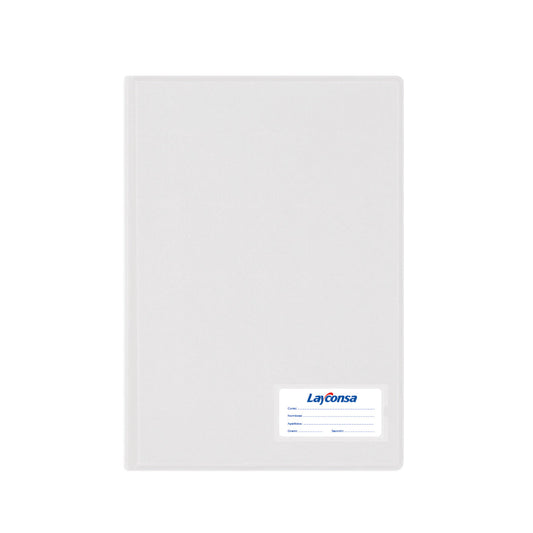 Folder Layconsa A4 D/T c/Gusanillo color blanco