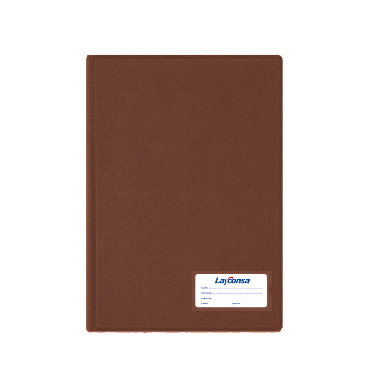 FOLDER DOBLE TAPA CON GUSANILLO A4 LAYCONSA