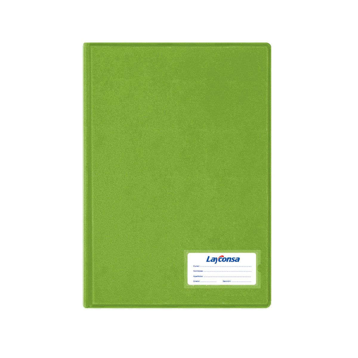 FOLDER DOBLE TAPA CON GUSANILLO A4 LAYCONSA