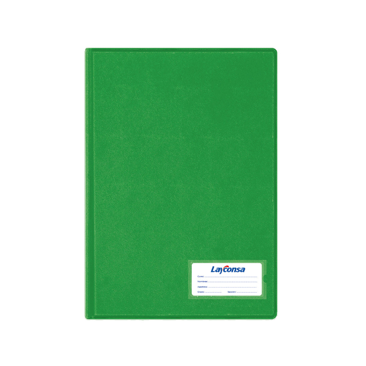 FOLDER DOBLE TAPA CON GUSANILLO A4 LAYCONSA