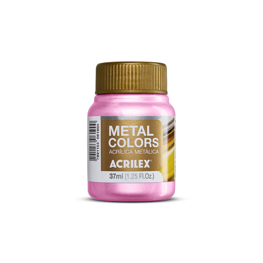 PINTURA ACRÍLICA METÁLICA ACRILEX - ROSA