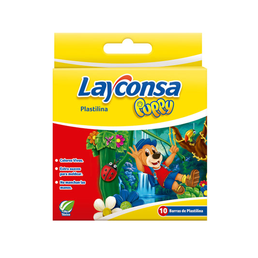 Plastilina Layconsa Puppy x 10 Colores