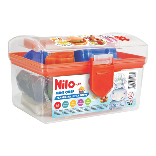 PLASTILINA ULTRA SUAVE MINI CHEF + ACCESORIOS