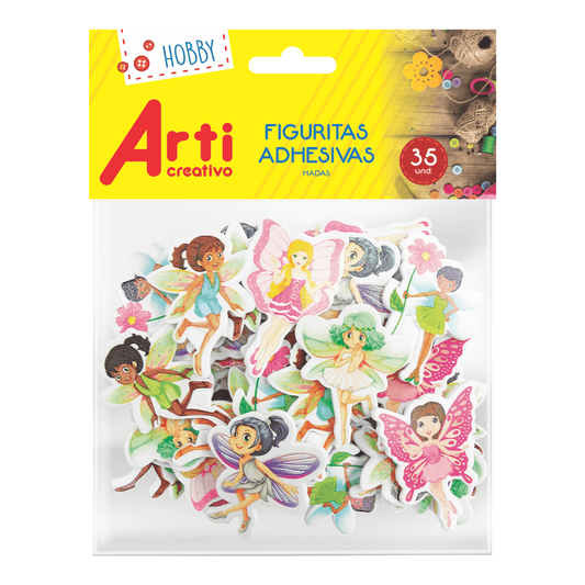 FIGURAS ADHESIVAS "HADAS" X 35 UND. ARTI CREATIVO