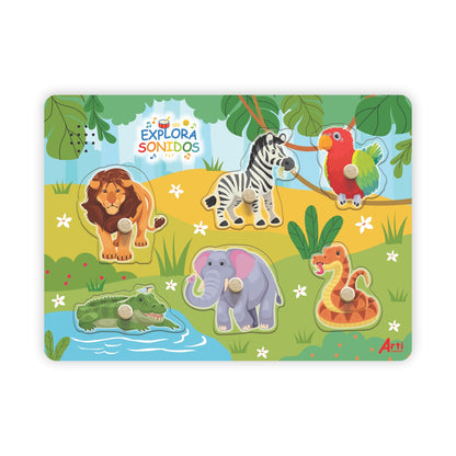JUEGO DE ENCAJE MUSICAL LA JUNGLA