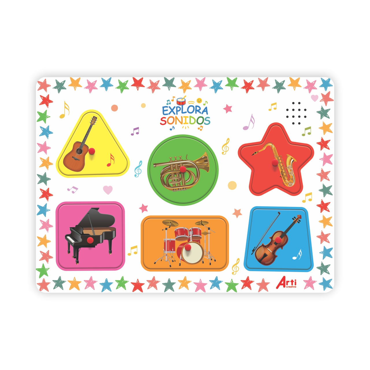 JUEGO DE ENCAJE MUSICAL X 6 PZA