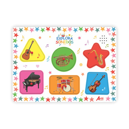 JUEGO DE ENCAJE MUSICAL X 6 PZA