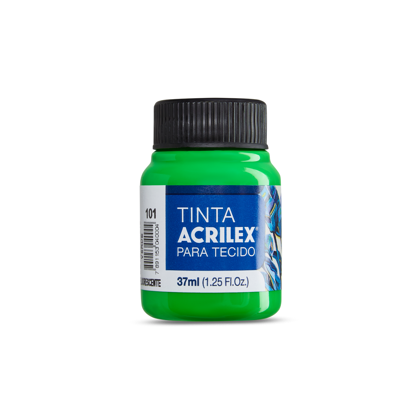 PINTURA PARA TELA FLUORESCENTE ACRILEX - VERDE