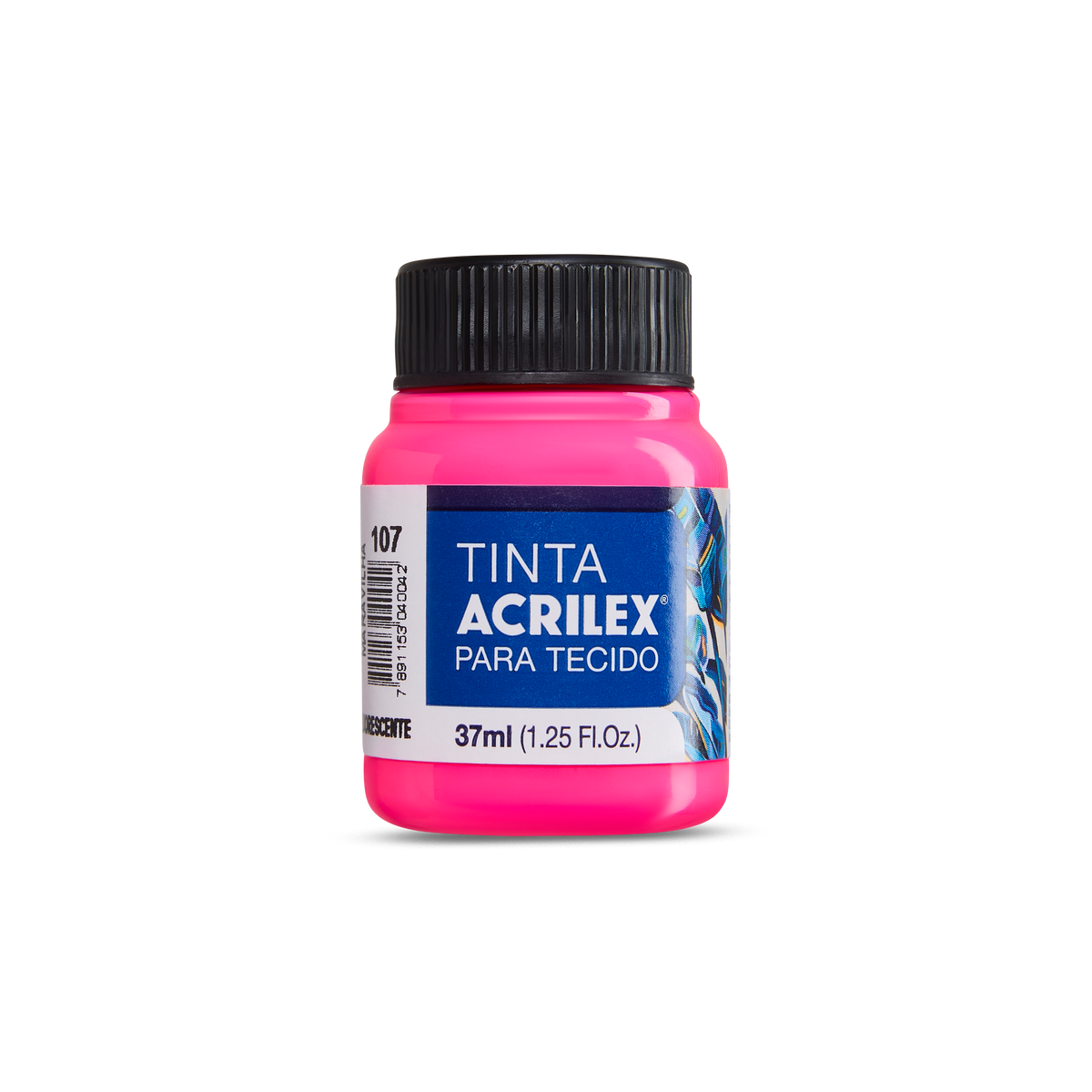 PINTURA PARA TELA FLUORESCENTE ACRILEX 37 ML