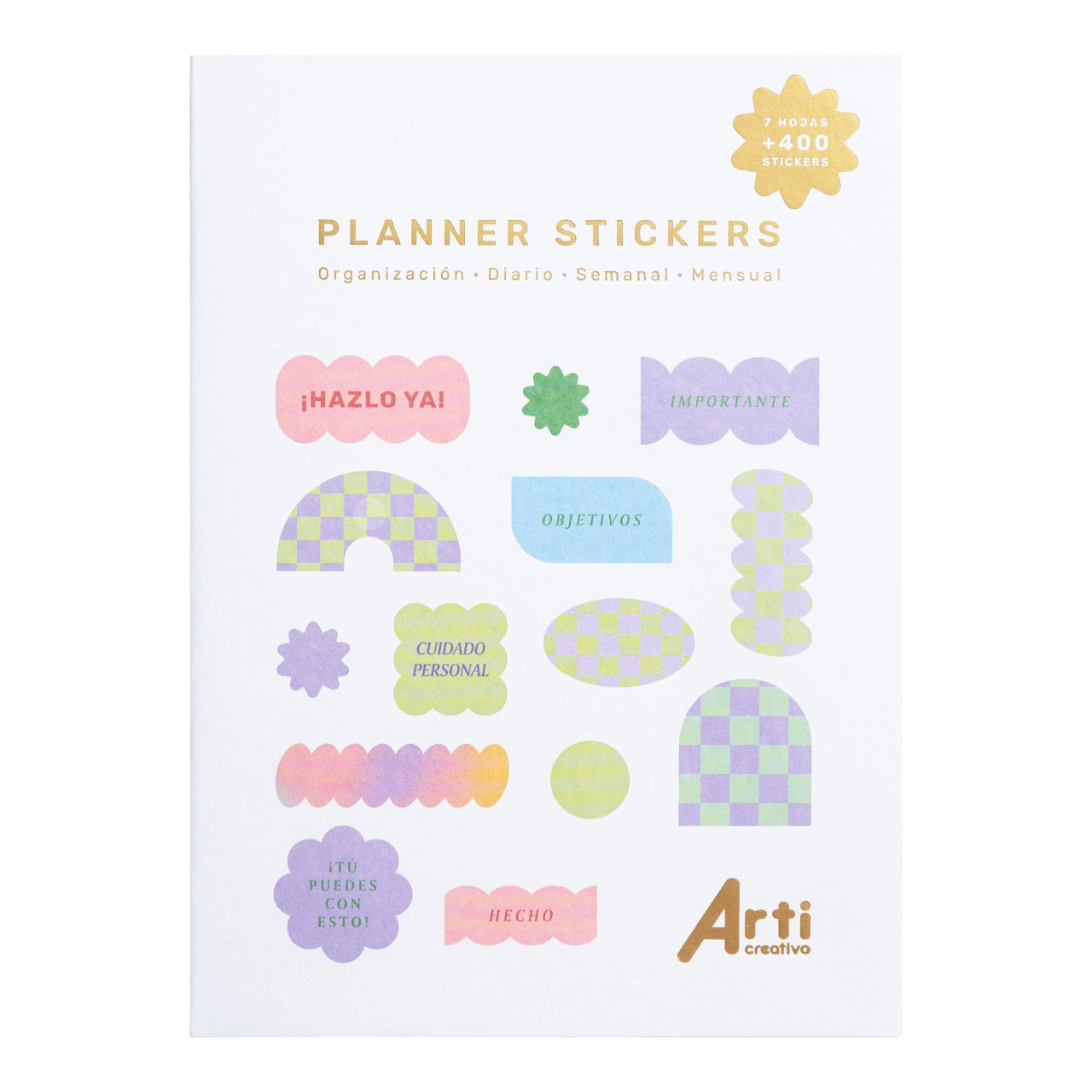 STICKERS PARA AGENDAS 7 HOJAS