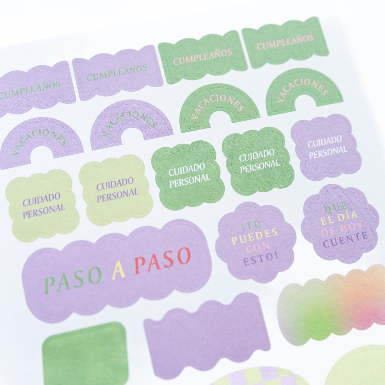 STICKERS PARA AGENDAS 7 HOJAS