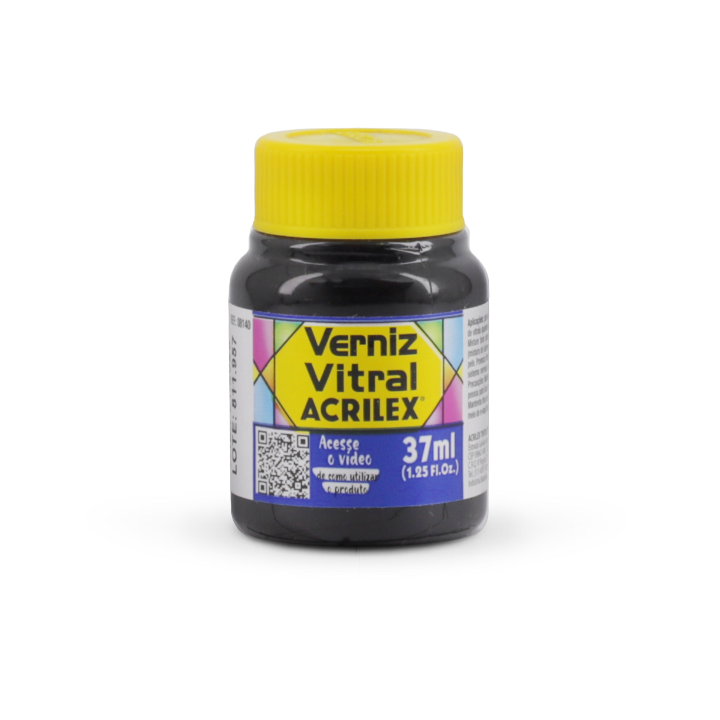 BARNIZ VITRAL ACRILEX - AZUL COBALTO