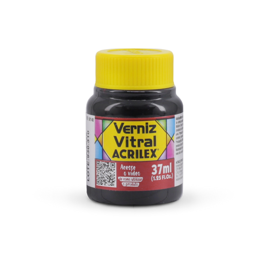 BARNIZ VITRAL ACRILEX - ROJO FUEGO