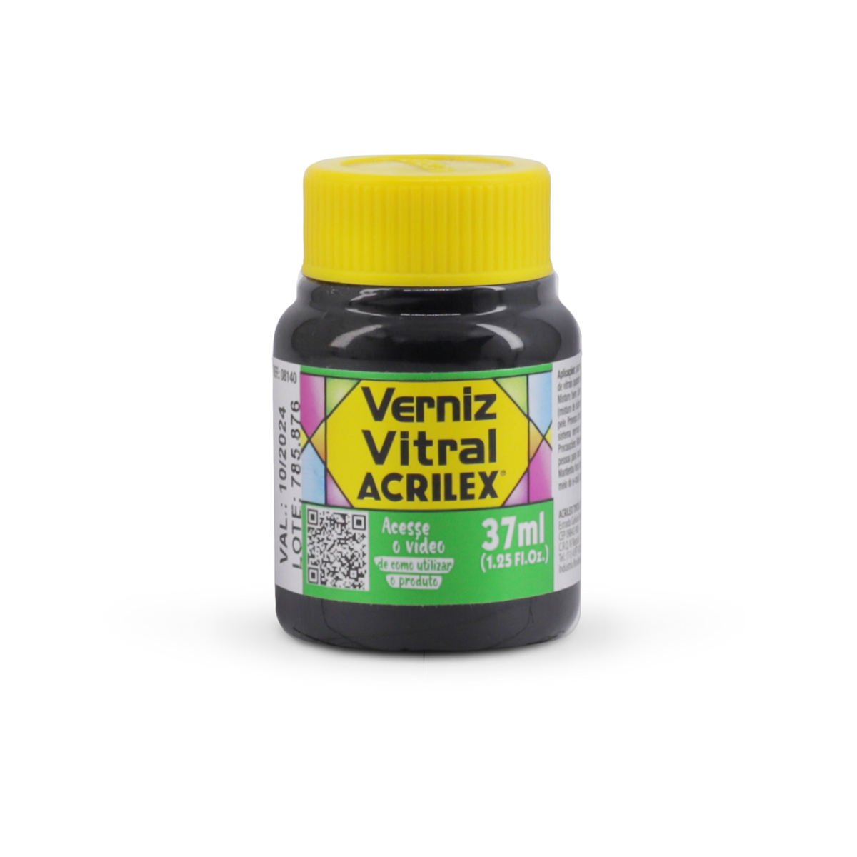 BARNIZ VITRAL ACRILEX FRASCO 37 ML