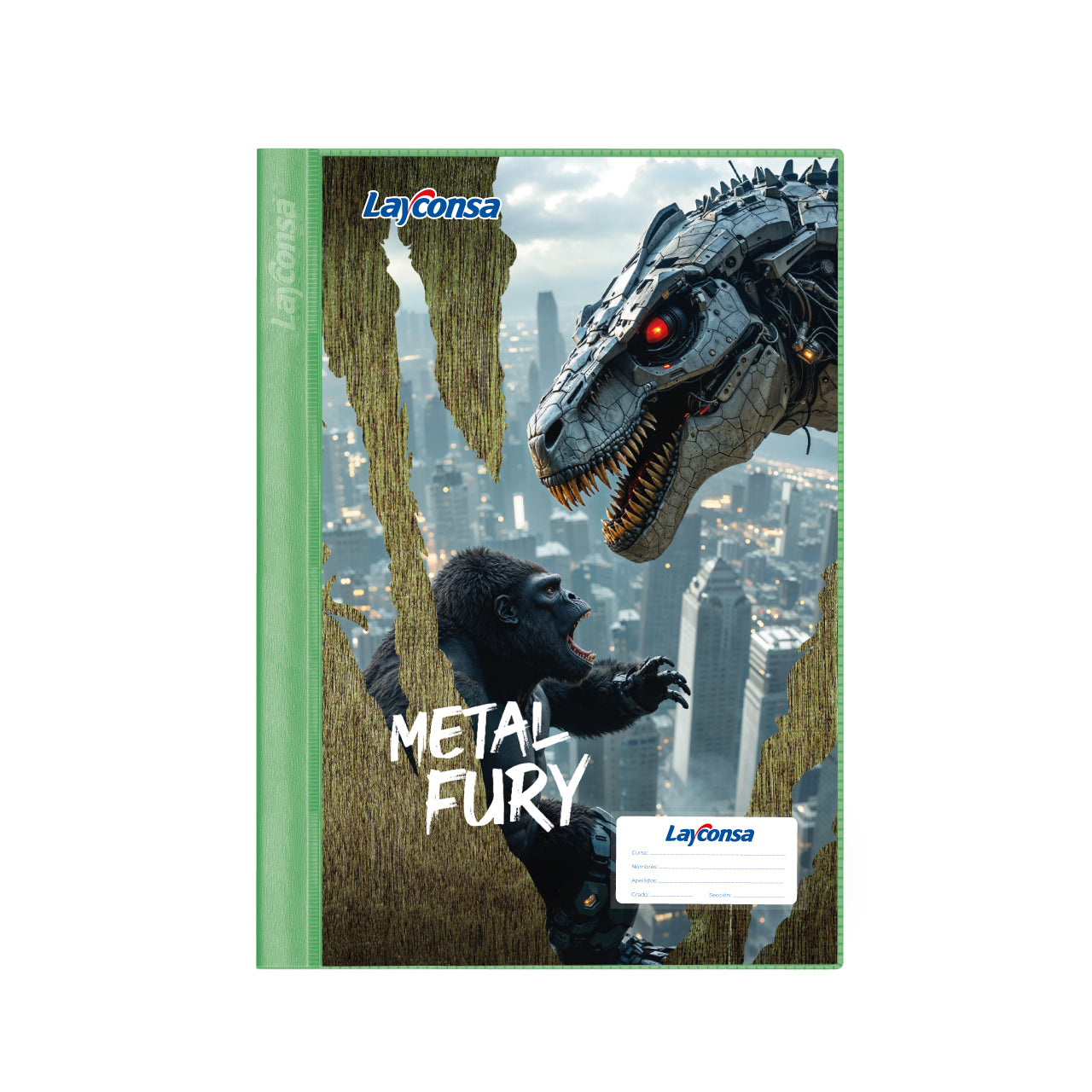 Folder Layconsa A4 Dino Attack c/Fastener colores surtidos