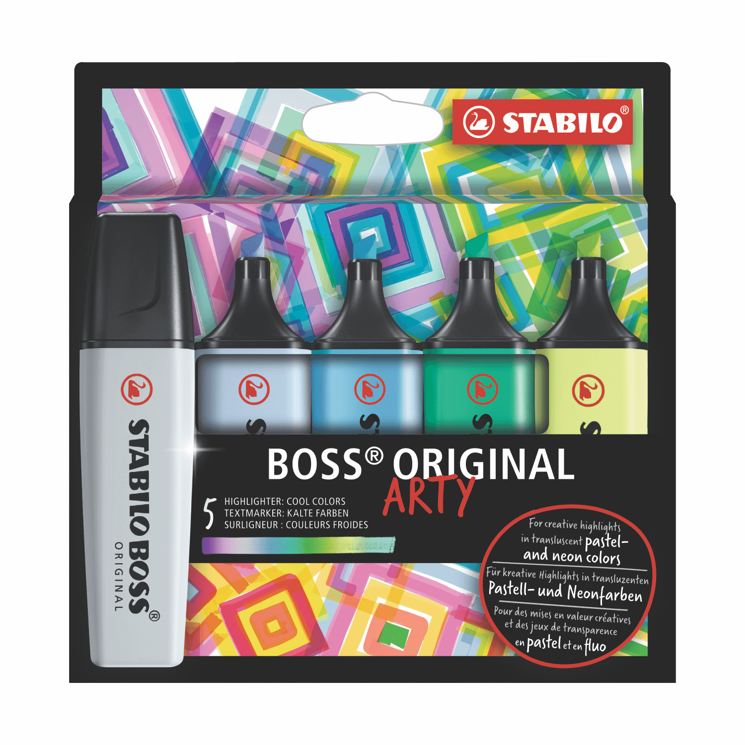  Stabilo Boss Original - Juego de 10 resaltadores pastel :  Productos de Oficina