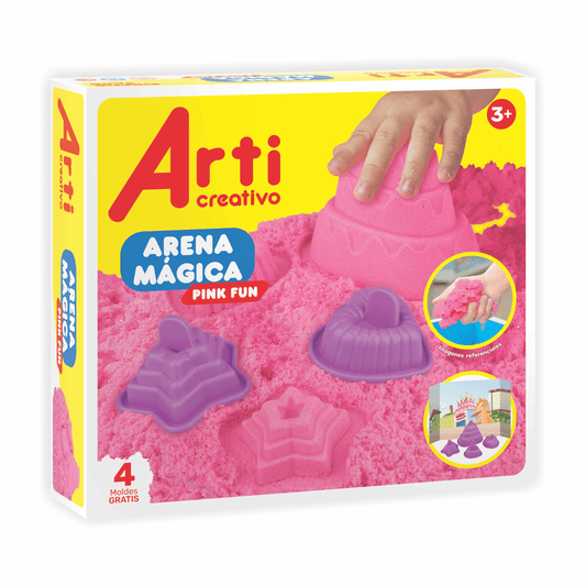 ARENA MÁGICA ARTI CREATIVO "PINK FUN" X 300 GR.