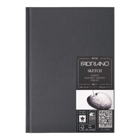 BLOCK FABRIANO DRAWING COSIDO A5 110 GRS. 80 HOJAS