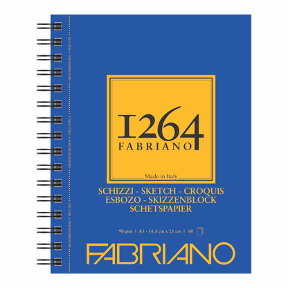 FABRIANO 1264 BLOCK SCHIZZI A5 90 GR 60H ESP.VERTICAL