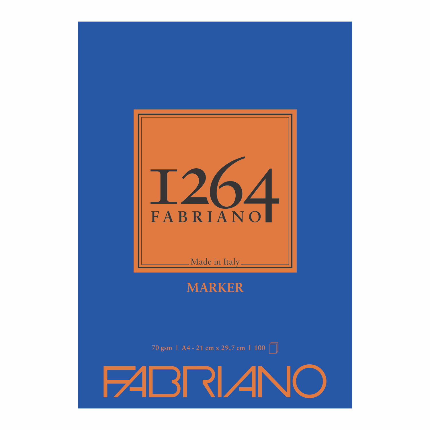 FABRIANO 1264 BLOCK MARKER PAPER A4 70GR 100H