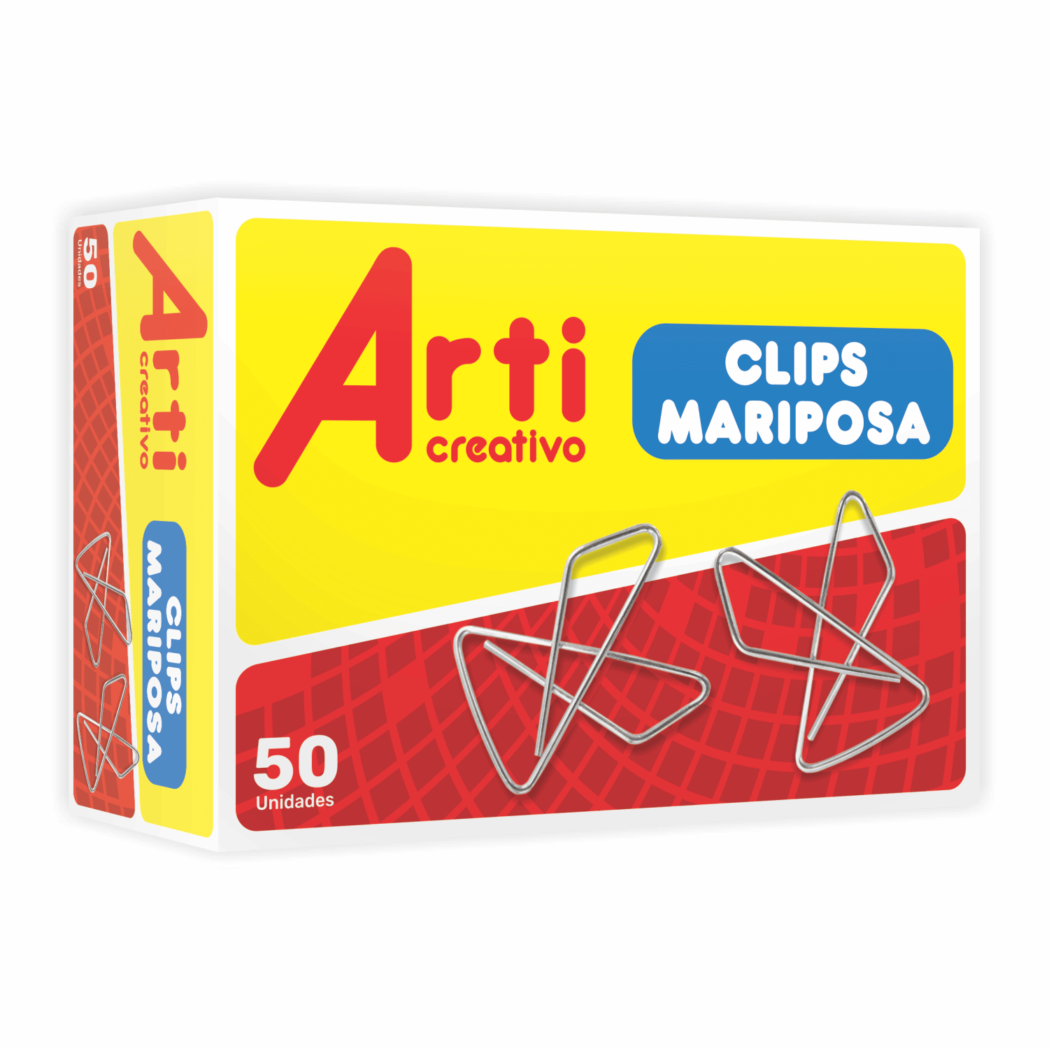 CLIPS MARIPOSA X 50 UND. ARTI CREATIVO