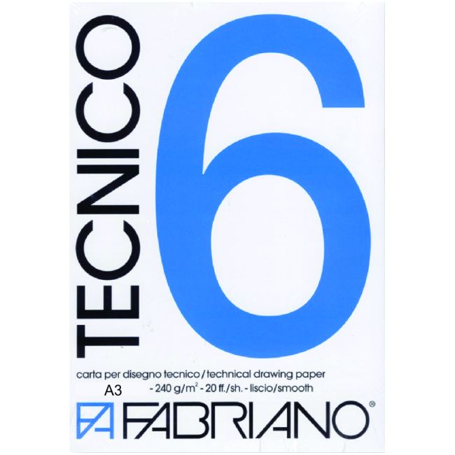 BLOCK TECNICO FABRIANO 6 - A3
