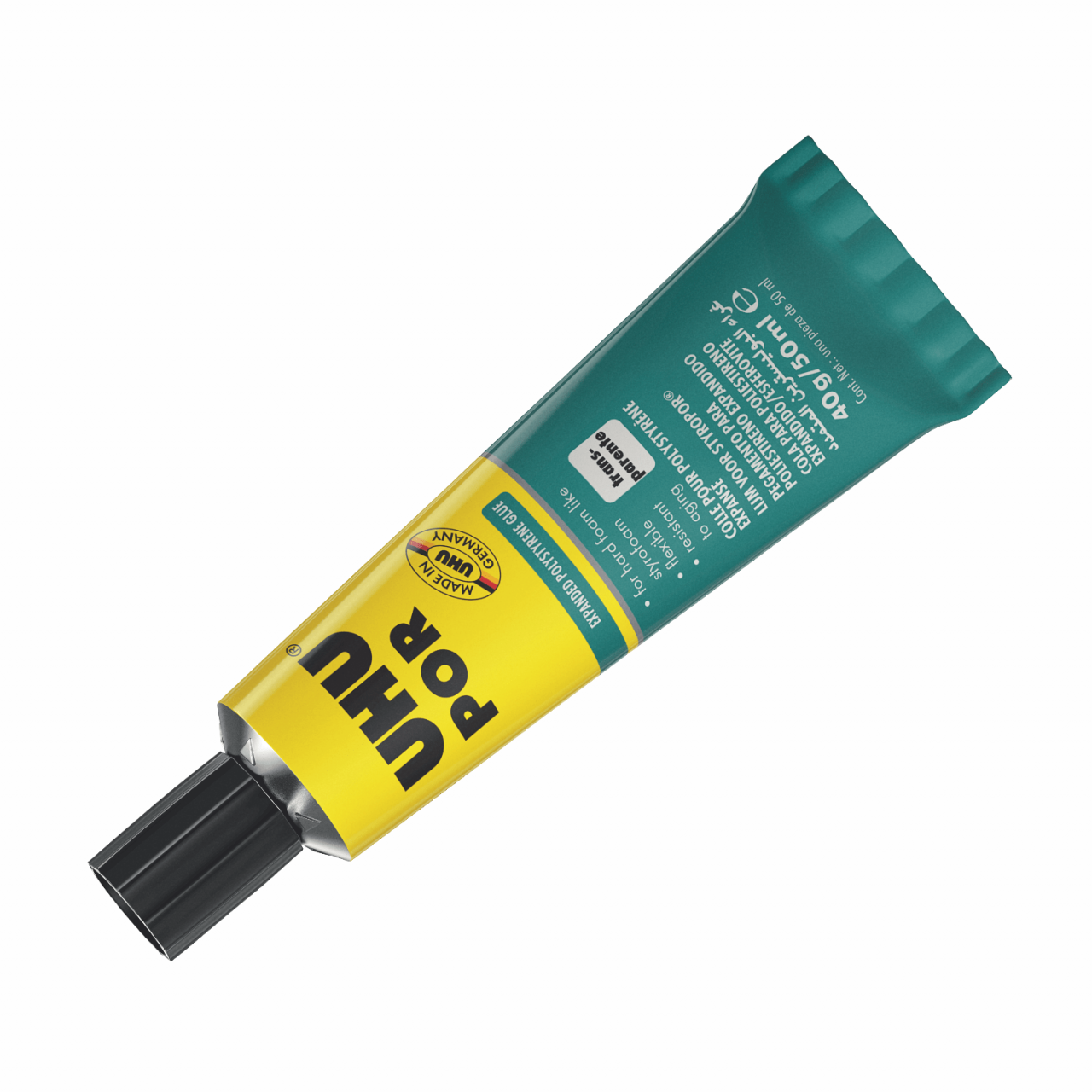 PEGAMENTO PARA TECNOPOR UHU "POR" X 50 ML.