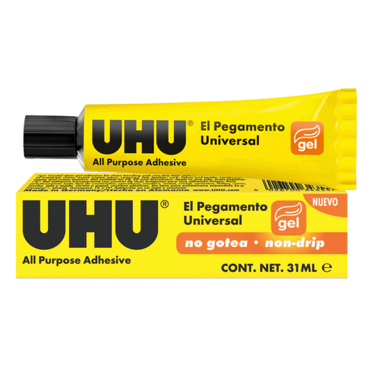 PEGAMENTO UNIVERSAL UHU "PEGALOTODO GEL" X 31ML.