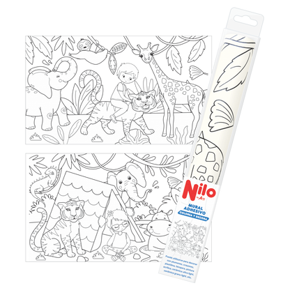 NILO PAPEL MURAL ADHESIVO PARA PINTAR - 206 X 30 CM.