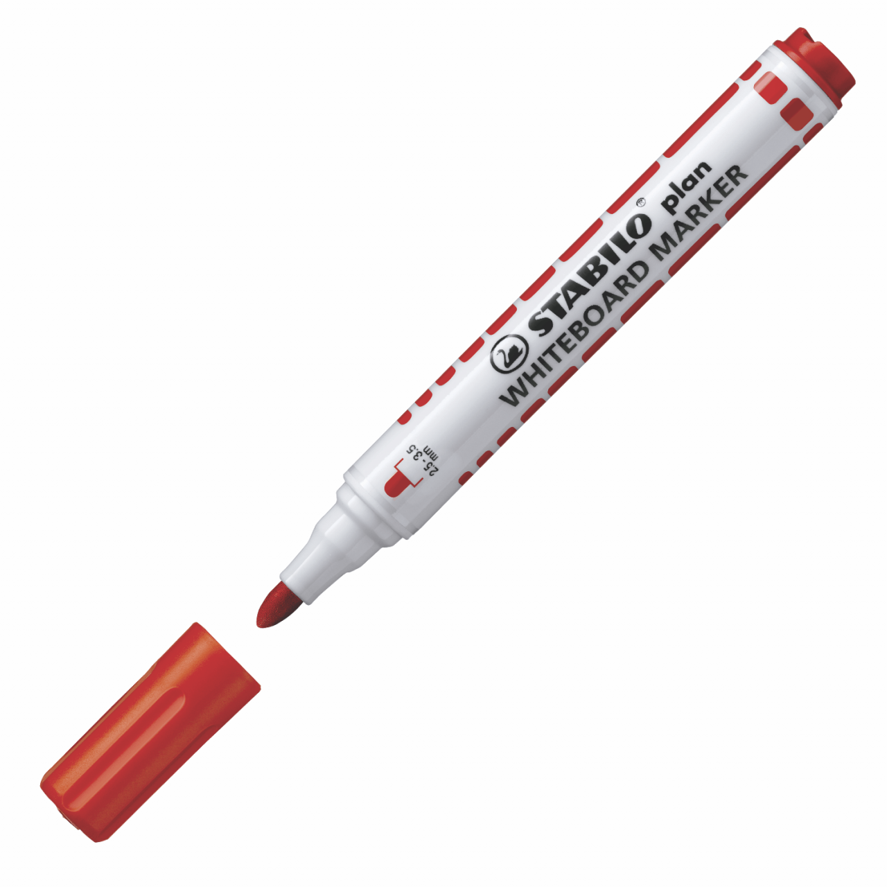 PLUMON PARA PIZARRA STABILO "PLAN" - ROJO