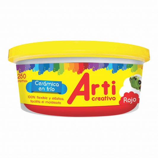 CERAMICA EN FRIO ROJO ARTI CREATIVO