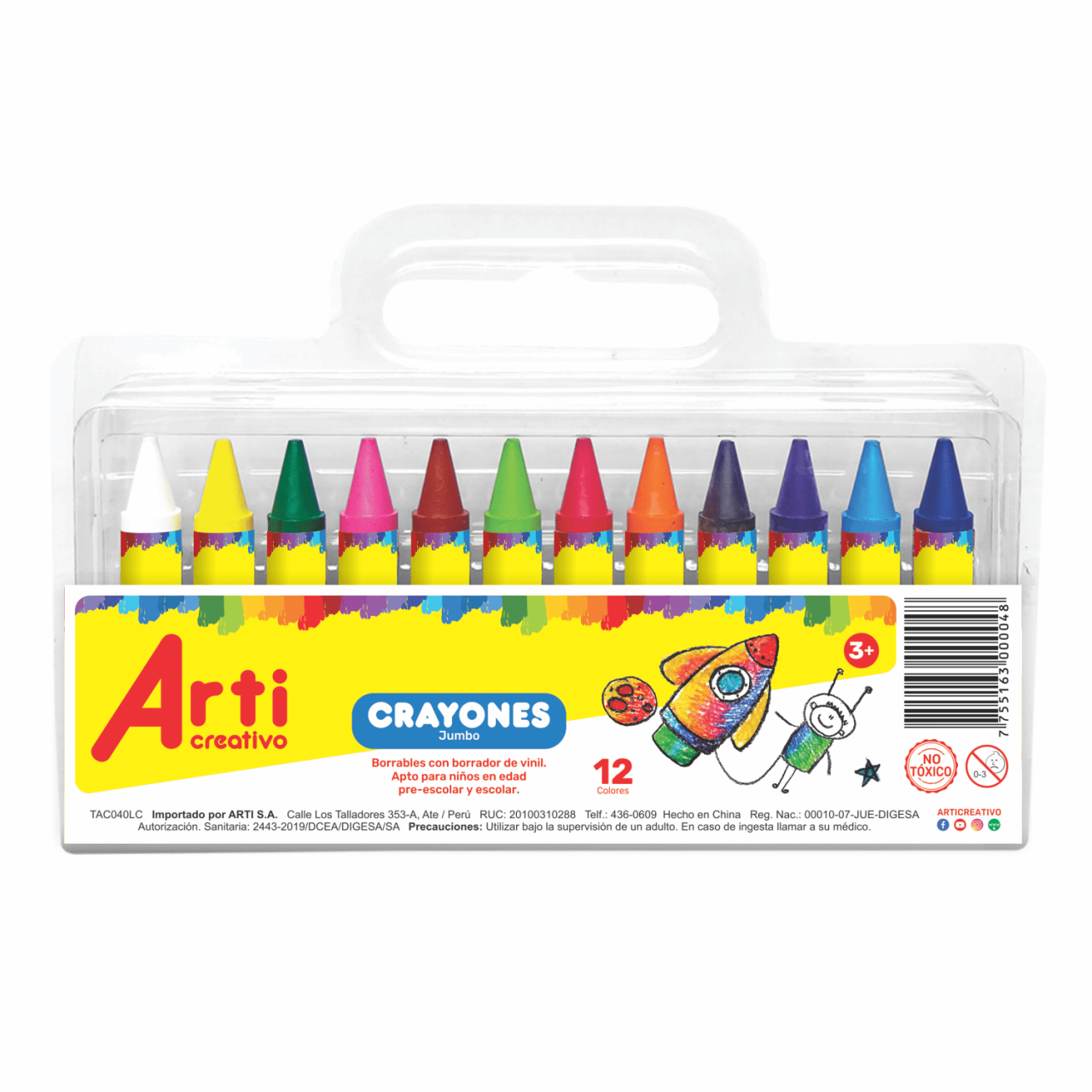 Juego clásico para niños de 4 + Años Crayola Maletín Rotuladores