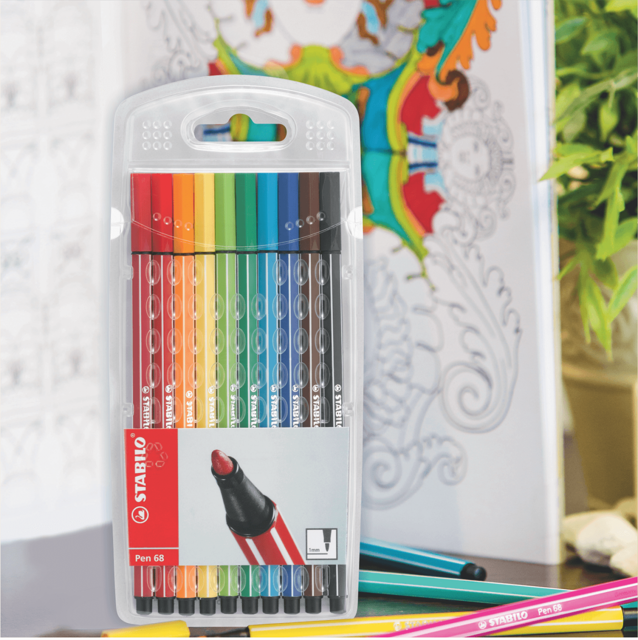 PLUMONES PREMIUM STABILO "PEN 68" X 10 UND.