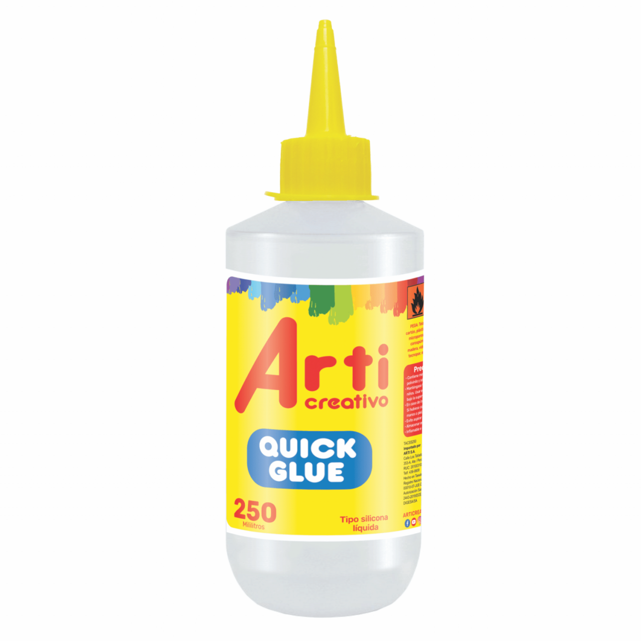 SILICONA LÍQUIDA ARTI CREATIVO X 250ML.