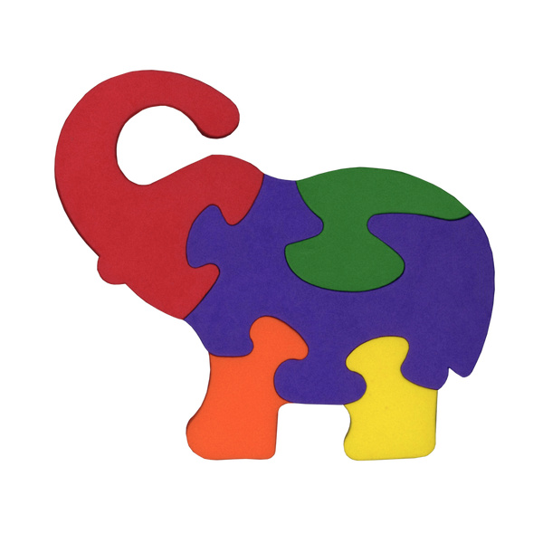 JUEGO DIDÁCTICO JUEGO DE ENCAJE Y ROMPECABEZAS EN GOMA EVA